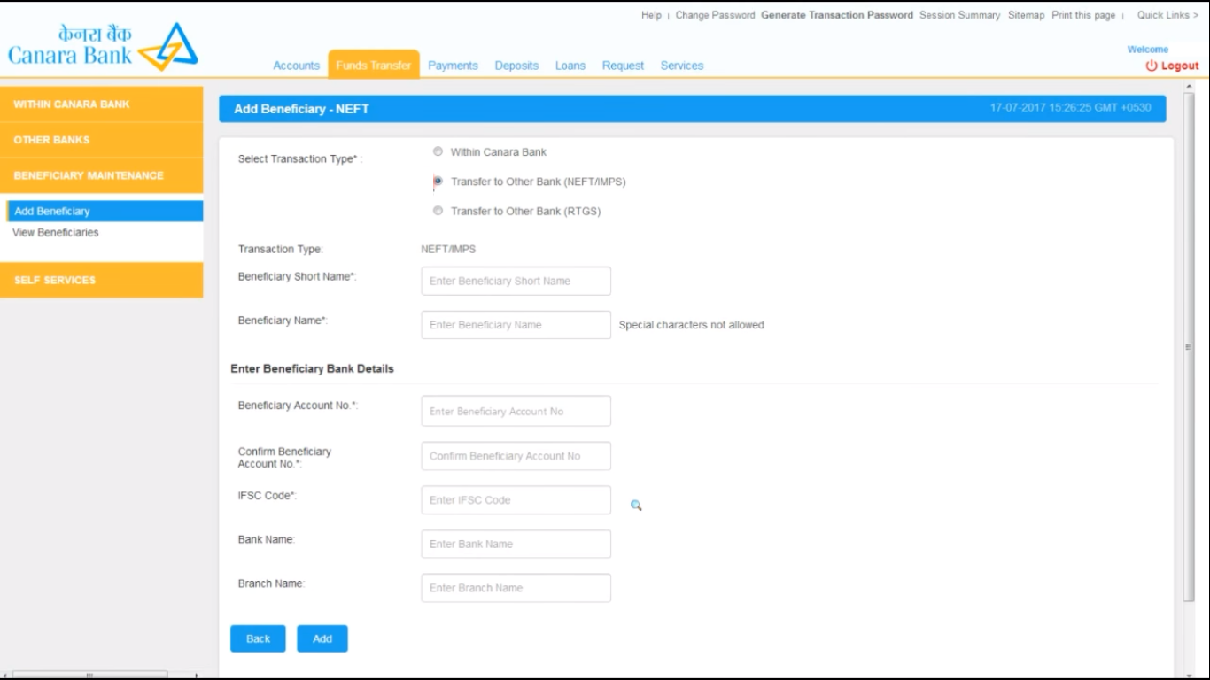 Canara Bank Net Banking: How to Access Canara Bank’s Net Banking?