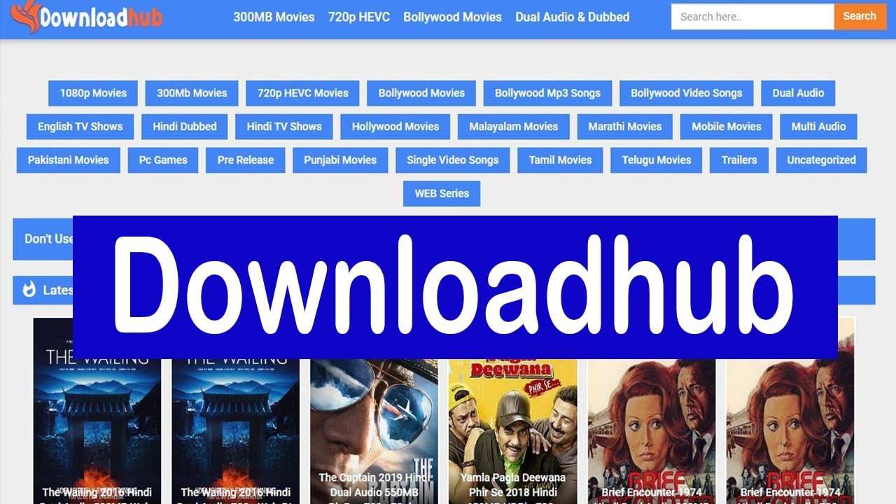 DownloadHub: Ultimate Source for Hollywood, Bollywood, Telugu, Lollywood, and Tamil Movies Downloads 